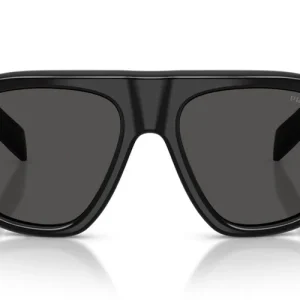 PRADA Shield Sunglasses in Black with Grey Lenses