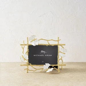 MICHAEL ARAM Butterfly Ginkgo Gold Frame