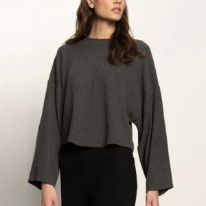 SANCTUARY Hearthside Popover in Heather Ink