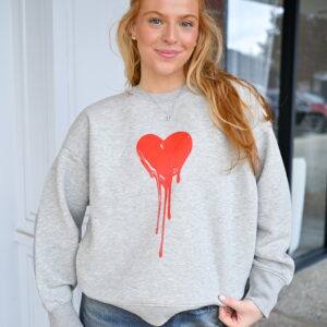 ZADIG & VOLTAIRE Oscar PMO Flowing Heart in Gris Chine