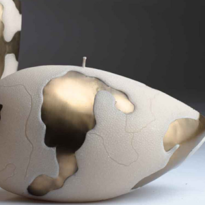 KIFU PARIS Small Cream Kings Brother Candle in Camoflage