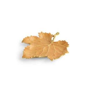 MICHAEL ARAM Vine Orange Grape Leaf Dish