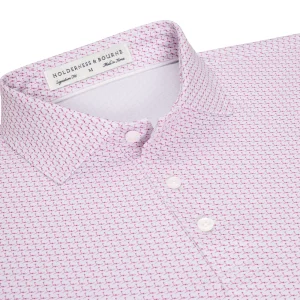 HOLDERNESS & BOURNE Atwood Shirt in Cabernet