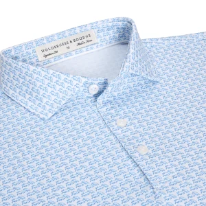 HOLDERNESS & BOURNE Berkeley Shirt in Maidstone Blue