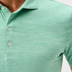 JOHNNIE-O Huronn Featherweight Performance Polo in Cilantro