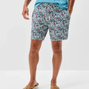 JOHNNIE-O The Half Elastic 7" Surf Shorts in Ponderosa