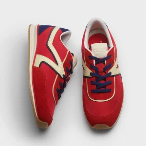 rag & bone Retro Trainer Sneaker in Red