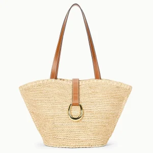 STAUD Vista Tote in Natural Tan
