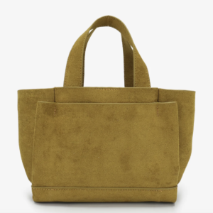 REMI/REID Ella Faux Suede Mini in Chartreuse