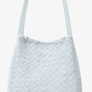 REMI/REID Hollace Faux Suede Mini Tote in Blue