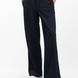 rag & bone Irina Ponte Tailored Pant in Navy Multi