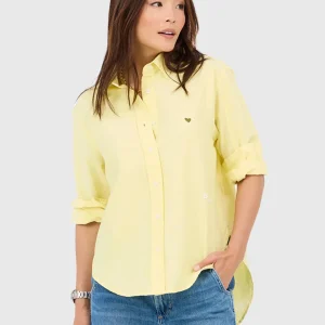 KERRI ROSENTHAL Jack Oxford Shirt in Oxford Yellow