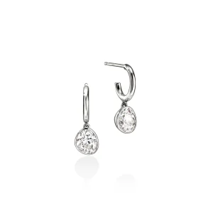 JOHN HARDY  Lovestruck™ Hoop Earrings, Sterling Silver, Diamonds, 1.5TCW
