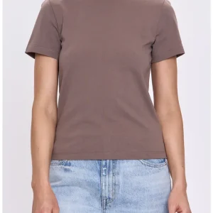 Pistola Alba Cotton T-Shirt in Mink