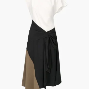 STAUD Davina Dress in Black Multi