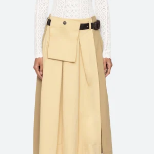SEA Andrea Workwear Skirt in Multi