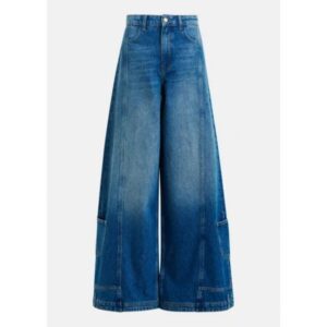 ESSENTIEL ANTWERP Jelaba Patchwork Jeans in Quiet Pool