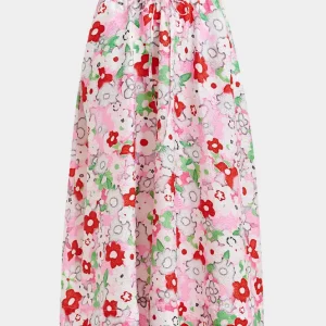 ESSENTIEL ANTWERP Julianne A-Line Midi Skirt in Cotton Candy