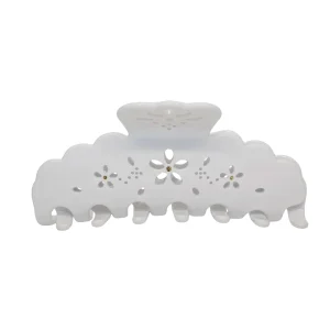 EMI JAY Big Effing Clip in Blanc Fleur Eyelet
