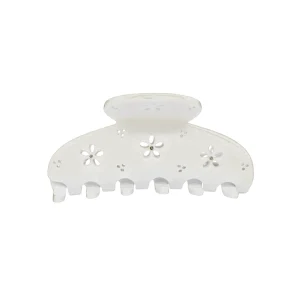 EMI JAY Lil Effing Clip in Blanc Petal Eyelet