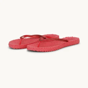 ILSE JACOBSEN Cheerful 01 Flip-Flops in Raspberry