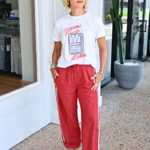 SUNNY SOMEWHERE Lisbon Sardines Everyday Tee in White