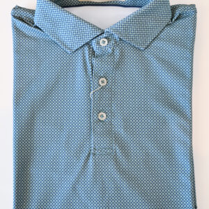 HOLDERNESS & BOURNE The Collins Shirt in Cascade Green/Pacific Blue