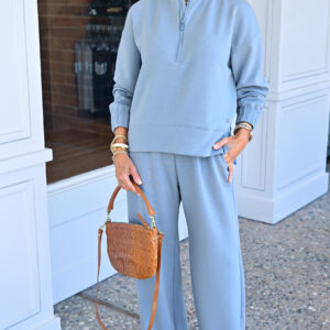 PETER MILLAR Flora Knit Track Pant in Rainwater