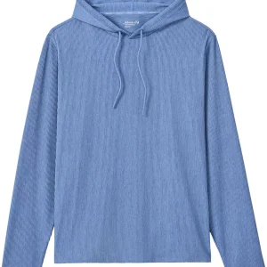 JOHNNIE-O Hoppin Heather Hoodie in Sailor