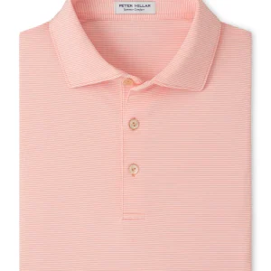 PETER MILLAR Jubilee Performance Jersey Polo in Summer Apricot