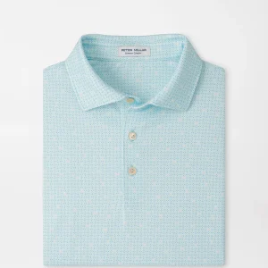 PETER MILLAR Ashgrove Performance Jersey Polo in Clearwater