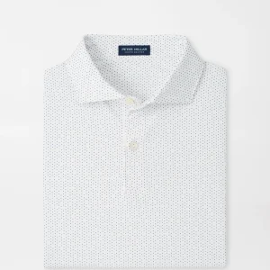 PETER MILLAR Fermata Performance Jersey Polo in White