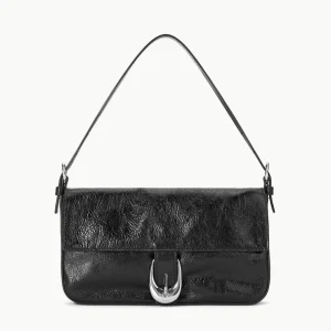 STAUD Harlow Shoulder Bag in Black