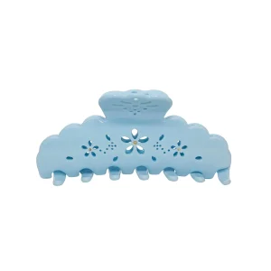 EMI JAY Big Effing Clip in Blue Fleur Eyelet