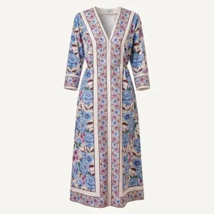 CLEOBELLA Blanche Midi Dress in Fluora Print