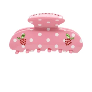 EMI JAY Sweetheart Clip in Lychee Berry Dot