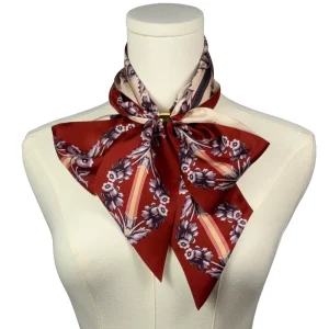 HAMPTON ROAD Antoinette Maxi Twillionaire & Scarf Ring in Crimson