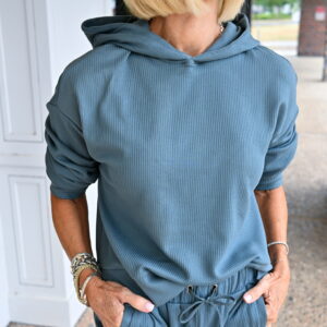FUNDAMENTAL COAST Skyline Pullover Hoodie in Stargazer