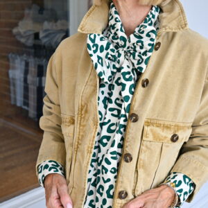 PERFECT WHITE TEE Paloma Jacket in Warm Ochre
