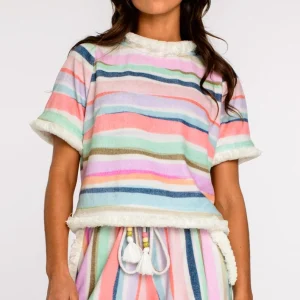 ELIZABETH AND JAMES Tess Tee in Sherbet Stripe