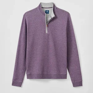 JOHNNIE-O Sully 1/4 Zip in Huckleberry