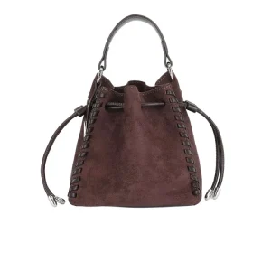 REMI/REID Fallon Mini Faux Suede in Chocolate