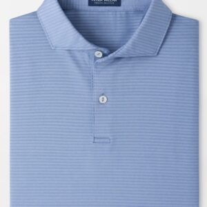 PETER MILLAR Empire Performance Jersey Polo in Windy Blue