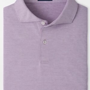 PETER MILLAR Treble Performance Jersey Polo in Soft Orchid