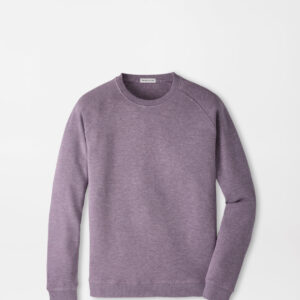 PETER MILLAR Crown Comfort Knit Crew in Purple Fig