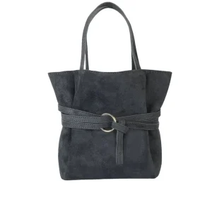 REMI/REID Blythe Mini Faux Suede in Slate