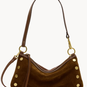 HAMMITT Kyle in Cinnamon Suede/Antique Gold