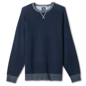 JOHNNIE-O Plaited Crew in Navy