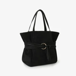 REMI/REID Blythe Mini Faux Suede in Black
