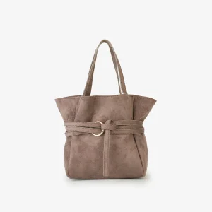 REMI/REID Blythe Mini Faux Suede in Taupe